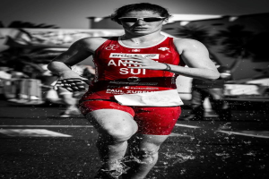 Triathletin Kaidi Kivioja bricht beim Debüt im Ironman über die volle Distanz den Estland-Rekord