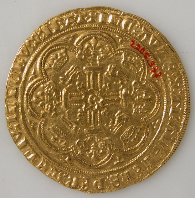 Ein Blatt Papier mit einer Reihe italienischer Münzen von 1877-1910, darunter mehrere 20-Lire-Münzen, mit Text und Porträts und zwei Flaggen unten, darunter die italienische Flagge.